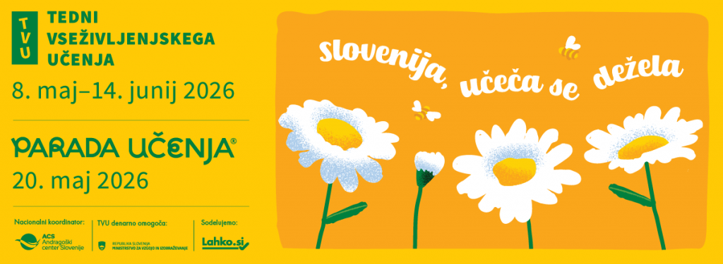 31. Tedni vseživljenjskega učenja 